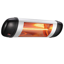 Load image into Gallery viewer, R.W.FLAME Electric Patio Heater, Electric Infrared Heater, Indoor/Outdoor Wall-Mounted Patio Heater, Carbon Fiber, Automatic Overheat Protection, Waterproof, 1500W