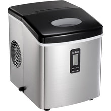 Load image into Gallery viewer, Kismile Stainless Steel Ice Maker Machine for Countertop - 33Lbs/24 Hours - Ice Cubes Ready in 11 Mins, 2.2Lb Ice Storage, Ideal Ice Maker for Home/Office/Bar with Scoop and Basket