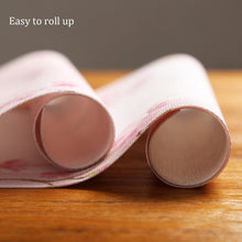 Load image into Gallery viewer, Topadorn Woven Vinyl Placemat Plastic Wipeable Washable Kitchen Dining Table Mat Non Slip Heat Stain Resistant, Pink, Set of 4