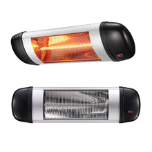 Load image into Gallery viewer, R.W.FLAME Electric Patio Heater, Electric Infrared Heater, Indoor/Outdoor Wall-Mounted Patio Heater, Carbon Fiber, Automatic Overheat Protection, Waterproof, 1500W
