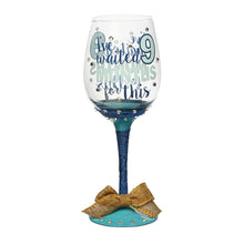 Load image into Gallery viewer, Topadorn Red Wine Glass Hand-Painted Months Boy Claret Cup for Gift Entertaining 12 oz,Blue
