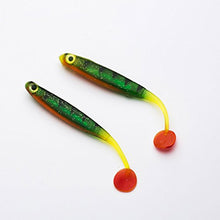 Load image into Gallery viewer, GemanFish Fishing Lure 3D Eyes Shad Lure Soft Bait Soft Silicone Bait Swim baits Plastic Lure Tackle 5 Colors