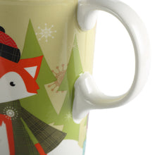 Load image into Gallery viewer, Ceramic Travel Mug for Coffee or Tea Sealed Lid 17 oz.with Gift Box,Fox