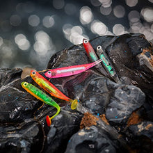 Load image into Gallery viewer, GemanFish Fishing Lure 3D Eyes Shad Lure Soft Bait Soft Silicone Bait Swim baits Plastic Lure Tackle 5 Colors