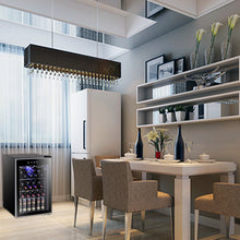 Load image into Gallery viewer, R.W.FLAME 37 Bottle Wine Cooler Refrigerator/Small Wine Cellar/Beer Counter/Wine Showcase, Single Zone Freestanding, Digital Temperature Control, Compressor Cooling System