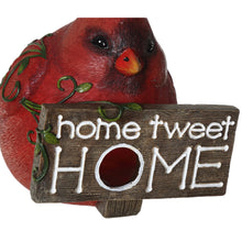 Load image into Gallery viewer, CEDAR HOME Hanging Bird Houses Outdoor Garden Patio Decorative Pet Cottage Resin Birdhouses, Red
