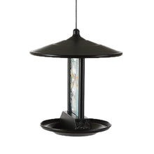 Load image into Gallery viewer, CEDAR HOME Hanging Solar Bird Feeder Outdoor Garden Decorative Water Proof Glass Pet BirdFeeder Eave, Iridescent Dragonfly