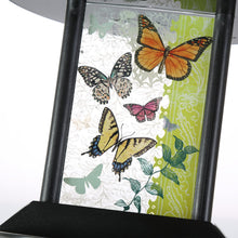 Load image into Gallery viewer, CEDAR HOME Hanging Solar Bird Feeder Outdoor Garden Decorative Water Proof Glass Pet BirdFeeder Eave, Butterflies Kaleidoscope