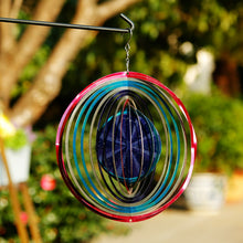 Load image into Gallery viewer, CEDAR HOME Wind Spectrum Spinner Outdoor Hanging Metal Sculpture Garden Figurine Decor Art Ornament Lawn Yard Patio 10", Twilight Zone