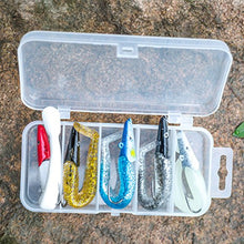 Load image into Gallery viewer, GemanFish Soft Lead Fish Set Kit Lots, Best Choice for Fishing Lures Baits Tackle Set for Freshwater Trout Bass Salmon-Include Vivid Spinner Baits, Crank baits Lures Pack of 5